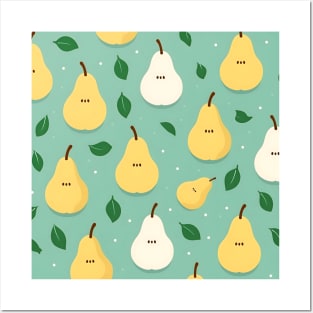 Minimal Pear Posters and Art